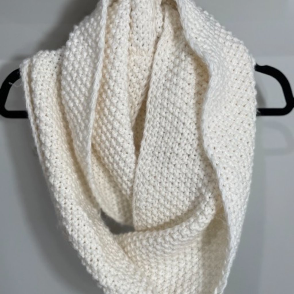 Cream Infinity Scarf